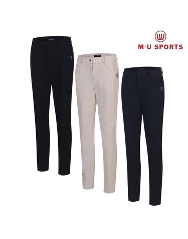 엠유스포츠 자수 포인트 스키니 팬츠 MU21522SL01