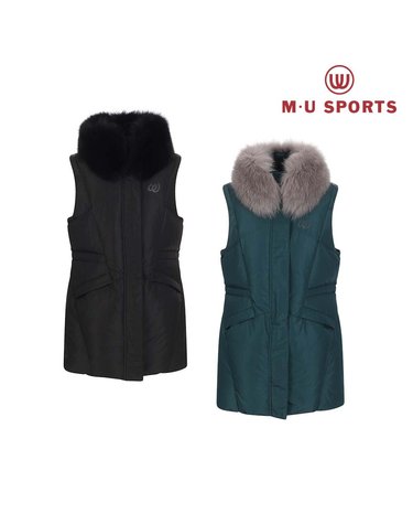 엠유스포츠 롱다운 퍼 베스트 MU22722VF03
