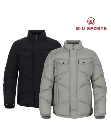 엠유스포츠 남성 아웃포켓 다운점퍼 MU22722BF53