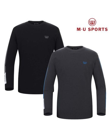 엠유스포츠 뮤 포인트 라운드넥 스웨터 MU21722PN61