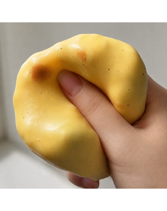 아오라 아오라 감자빵 크런치 말랑이 슬랑이 스퀴시 KC인증 착용컷