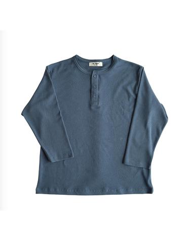 0fr. Waffle Henley Tee - Blue