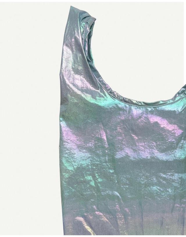 미라벨 Pia Bag (Glossy Aqua) 착용컷