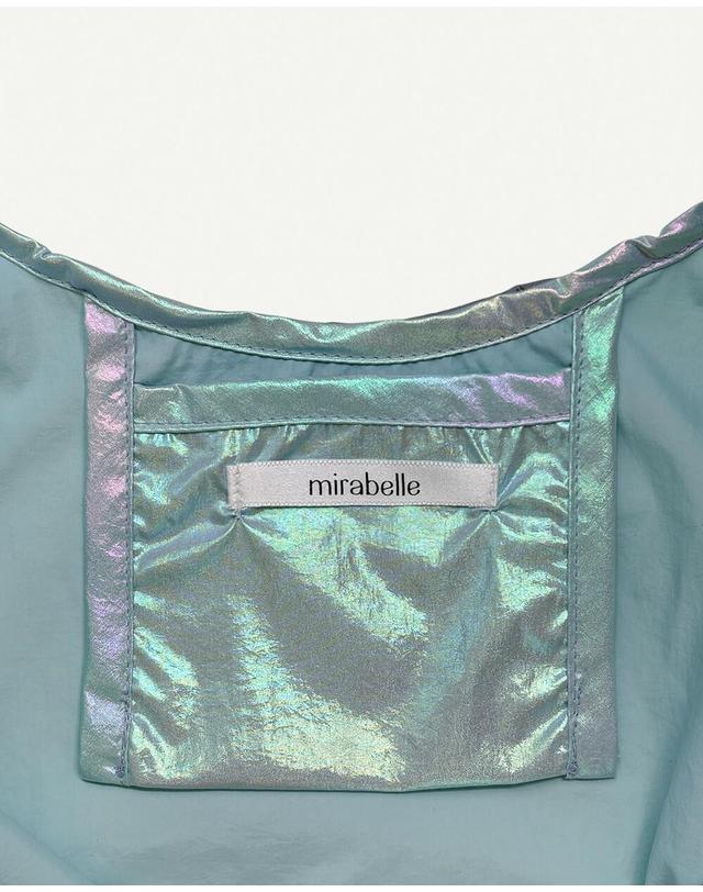미라벨 Pia Bag (Glossy Aqua) 착용컷