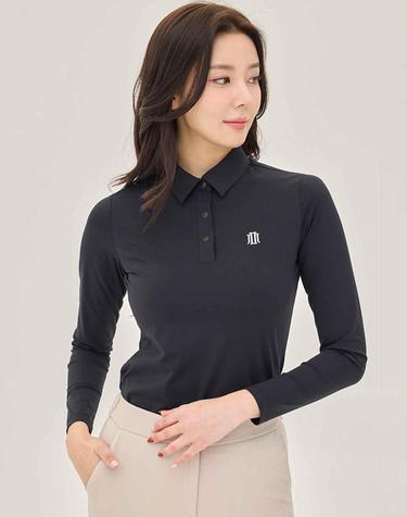 제이투제이 여성골프웨어 모션핏 베이직 골프 카라티셔츠