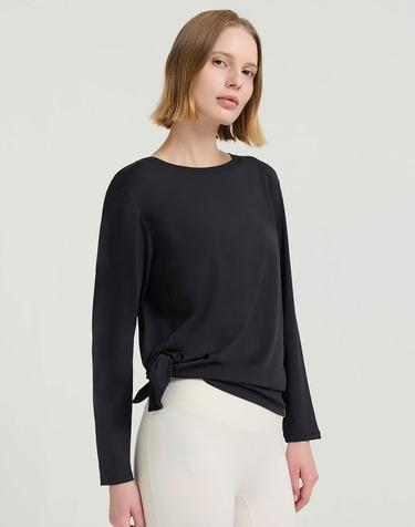뉴 사이드 슬릿 롱 슬리브 FMST5014F_뉴블랙