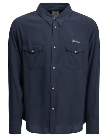 [해외직구][V90]비즈빔 0126205011003NAVY 남성 셔츠 남방 Meridian Casual Shirt
