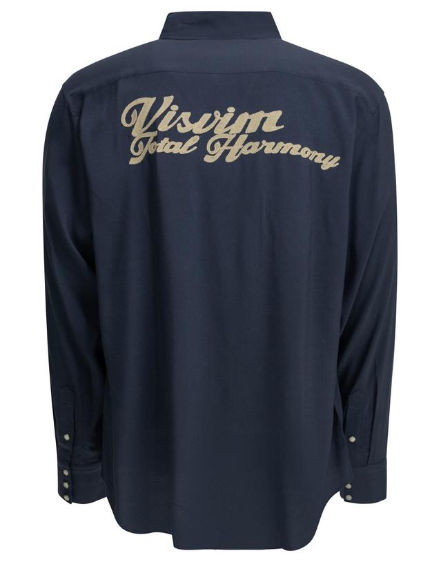 비즈빔 [해외직구][V90]비즈빔 0126205011003NAVY 남성 셔츠 남방 Meridian Casual Shirt 착용컷