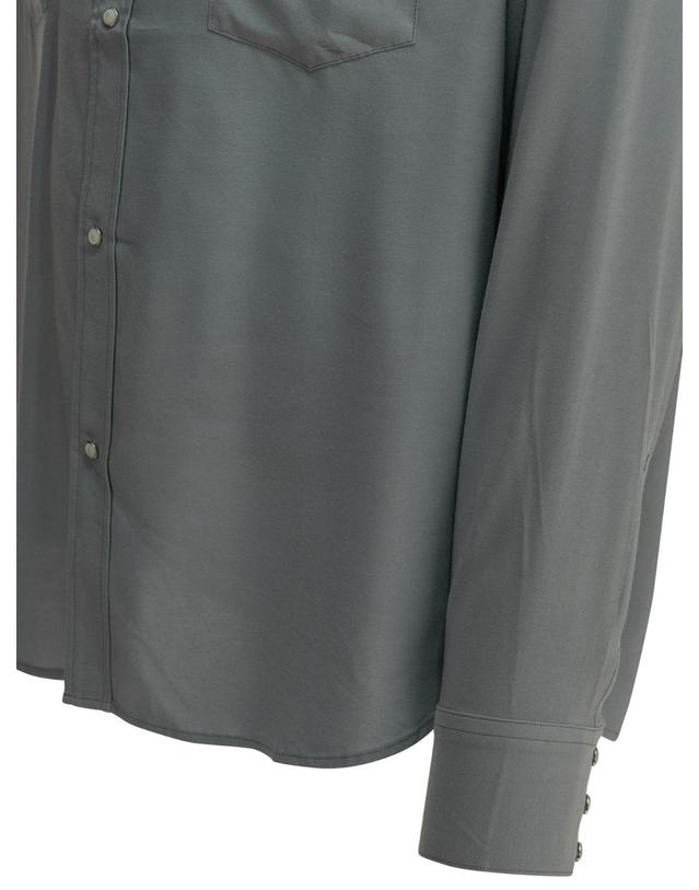 비즈빔 [해외직구][V90]비즈빔 0126205011003GREY 남성 셔츠 남방 Meridian Casual Shirt 착용컷