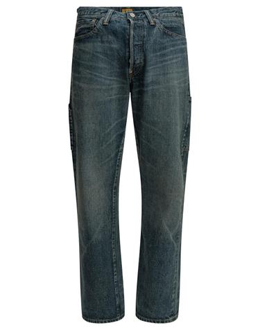 [해외직구][V90]휴먼메이드 HM32PT002INDIGO 남성 데님 청바지 진 Future Straight Leg Jeans