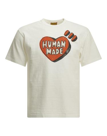 [해외직구][V90]휴먼메이드 HM32TE014WHITE 남성 티셔츠 긴팔 반팔 Slub Crew Neck T Shirt