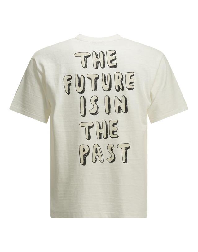 휴먼메이드 [해외직구][V90]휴먼메이드 HM32TE014WHITE 남성 티셔츠 긴팔 반팔 Slub Crew Neck T Shirt 착용컷