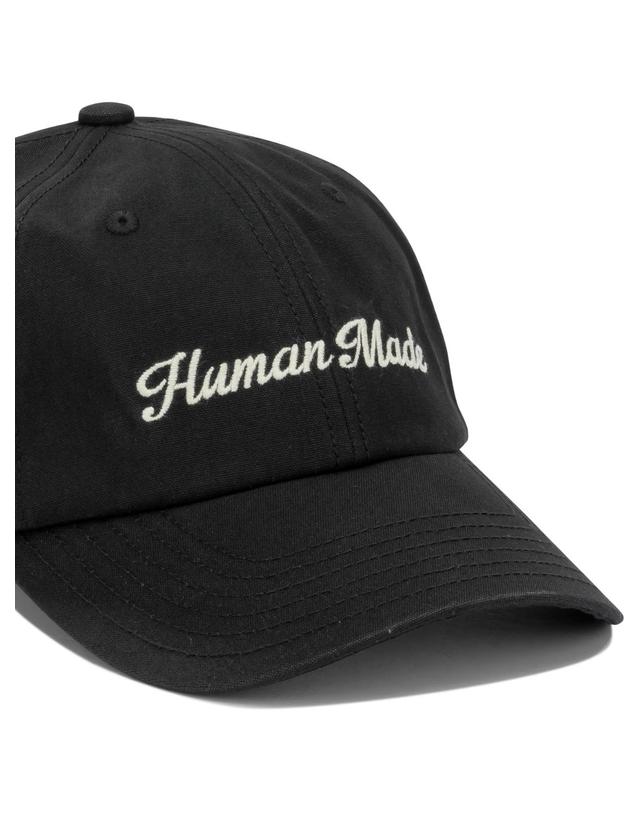 휴먼메이드 [해외직구][V90]휴먼메이드 HM32GD077BLACK 남성 캡 모자 비니 버킷햇 6Panel Baseball Cap 착용컷