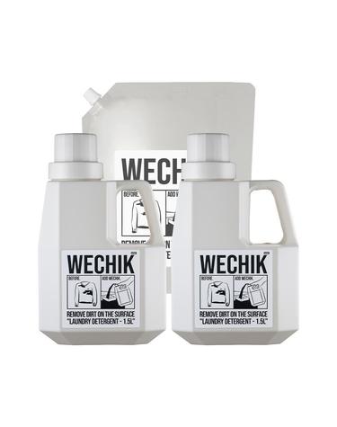 위칙 9중효소 EM Plus 세탁세제 1.5L 2개 + 리필 1.2L 1개