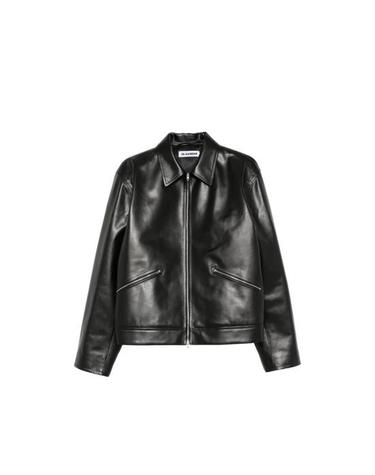 [해외직구] 26FW 질샌더 가죽 자켓 J07239 J22SW0148 001 BLACK