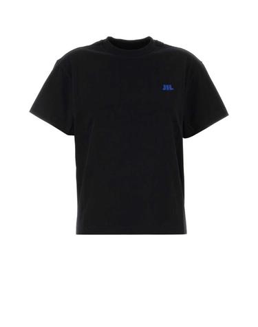 [해외직구] 26FW 질샌더 JIL 로고 코튼 티셔츠 J02GC0163J45048 001 Black