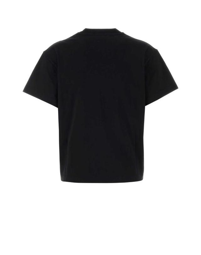 질샌더 [해외직구] 26FW 질샌더 JIL 로고 코튼 티셔츠 J02GC0163J45048 001 Black 착용컷