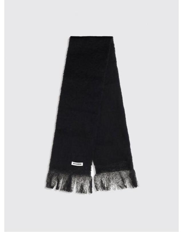 질샌더 [해외직구] 26FW 질샌더 머플러 스카프 J02TE0113J40041 001 Black 착용컷