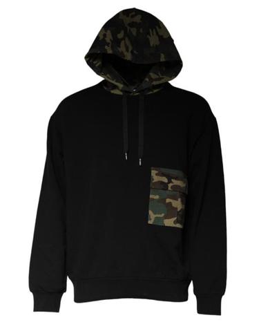 [해외직구] 돌체앤가바나 후드 티셔츠 TSH87048 BLACK
