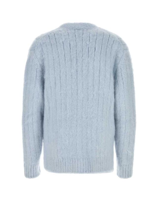 돌체앤가바나 [해외직구] 26FW 돌체앤가바나 스웨터 GXVBSTJGMMP N5618 Light Blue 착용컷