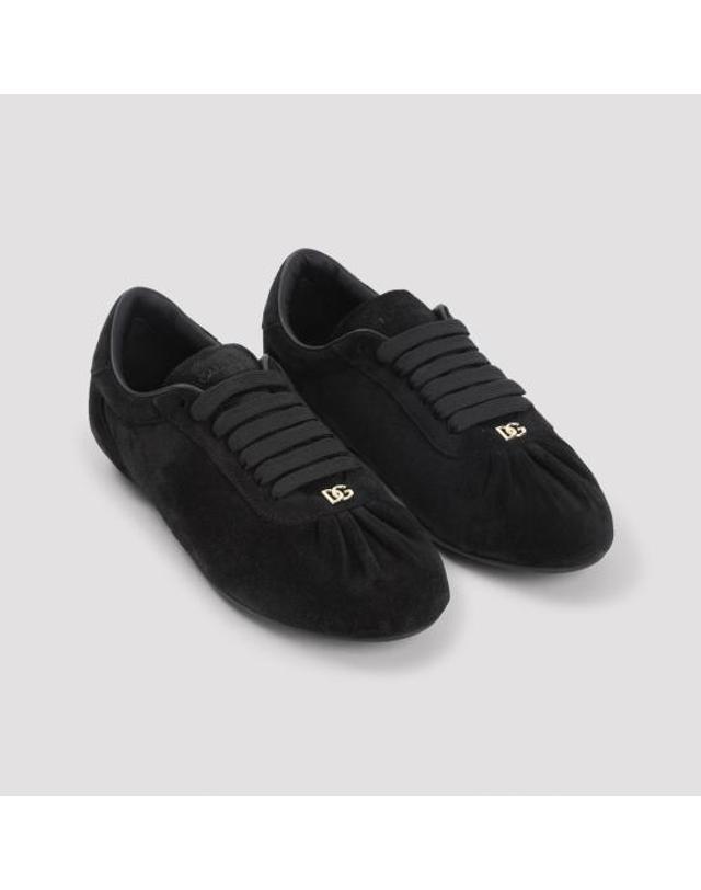 돌체앤가바나 [해외직구] 26FW 돌체앤가바나 스니커즈 CK2485A058180999 BLACK 착용컷