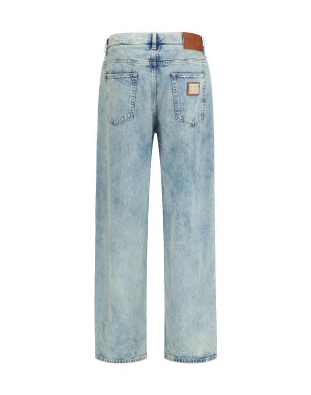 돌체앤가바나 [해외직구] 26FW 돌체앤가바나 데님 팬츠 GP18LDG8PN1 S9001 LIGHT BLUE 착용컷