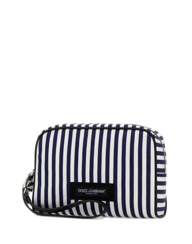 돌체앤가바나 [해외직구] 26SS 돌체앤가바나 Striped poplin 핸드백 BM2500AY192 89951 NAVY 착용컷