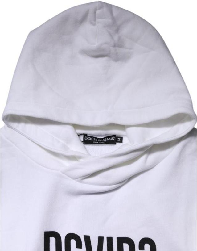 돌체앤가바나 [해외직구] 돌체앤가바나 후드 티셔츠 TSH90753 WHITE 착용컷