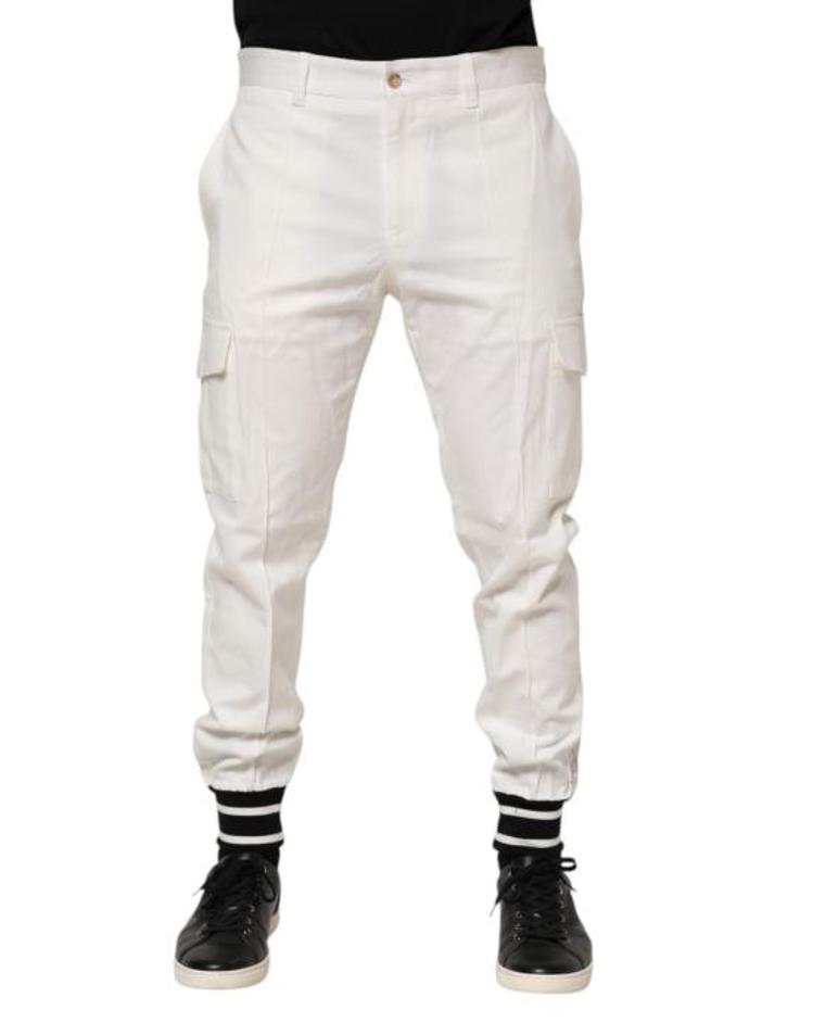 [해외] 돌체앤가바나 카고 팬츠 PAN76397 WHITE