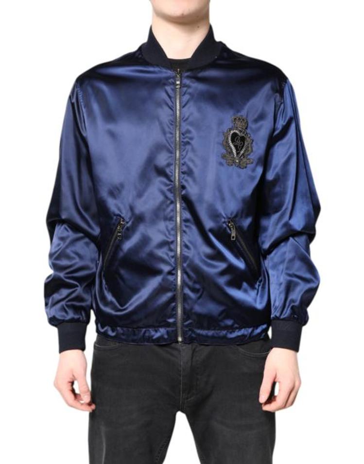 DOLCE&amp;GABBANA [해외] 돌체앤가바나 봄버 자켓 JKT41597 BLUE