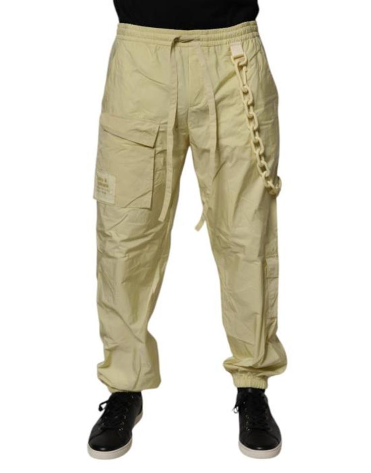 DOLCE&amp;GABBANA [해외직구] 돌체앤가바나 카고 팬츠 PAN75193 YELLOW