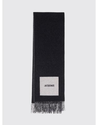 [해외직구] 26FW 자크뮈스 롱드 카레 울 머플러 ACU00579AOT4044 090 Black