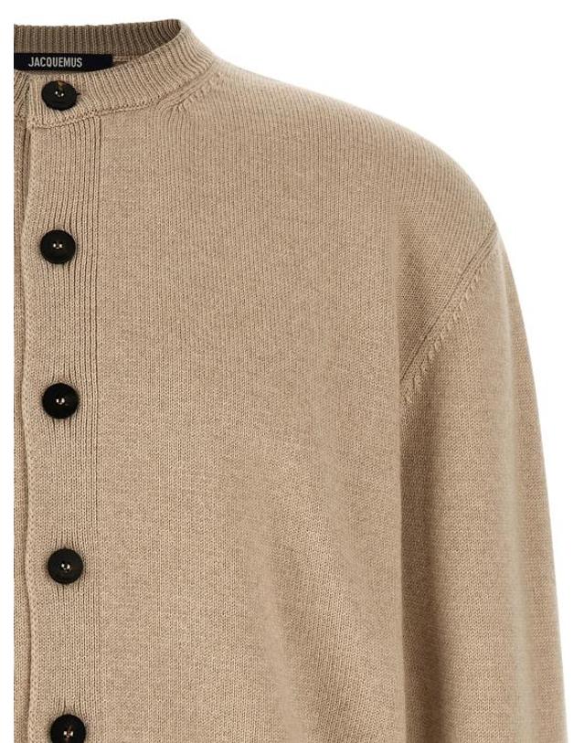 자크뮈스 [해외직구] 26FW 자크뮈스 가디건 JA343733BM BEIGE 착용컷