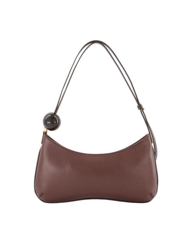 자크뮈스 [해외직구] 25FW 자크뮈스 숄더백 MUS024007 BROWN 착용컷