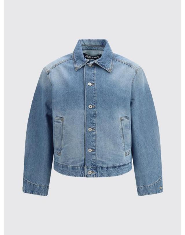 자크뮈스 [해외직구] 26SS 자크뮈스 데님 자켓 OUM00155AD00038 33C Blue 착용컷