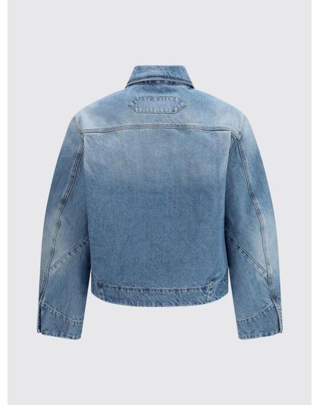 자크뮈스 [해외직구] 26SS 자크뮈스 데님 자켓 OUM00155AD00038 33C Blue 착용컷