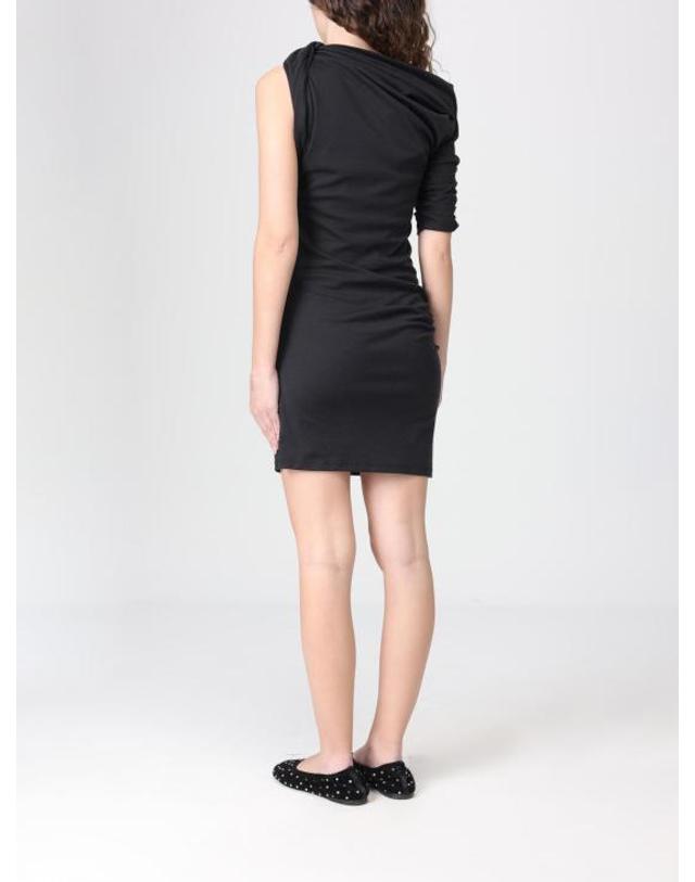 자크뮈스 [해외직구] 26SS 자크뮈스 드라페아도 미니 드레스 DRW00143AJ00260 990 Black 착용컷