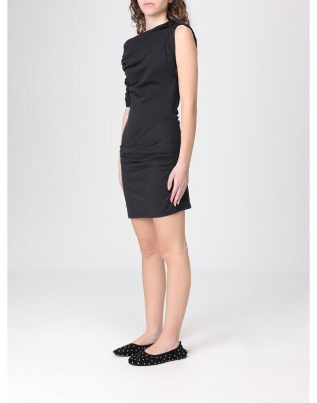 자크뮈스 [해외직구] 26SS 자크뮈스 드라페아도 미니 드레스 DRW00143AJ00260 990 Black 착용컷