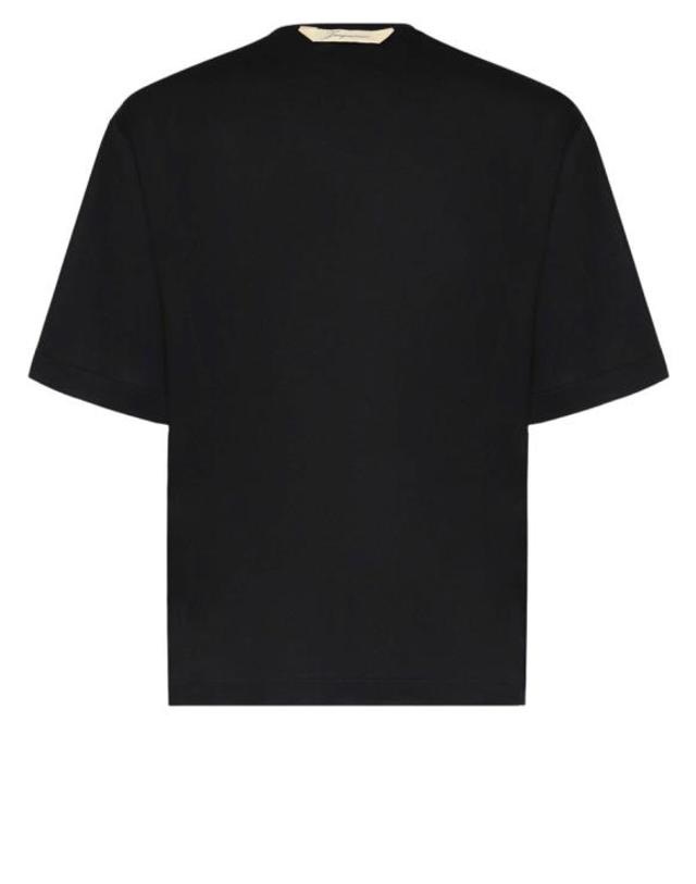 자크뮈스 [해외직구] 26FW 자크뮈스 롱 카레 반팔 티셔츠 TSM00578AJ00254990 Black 착용컷