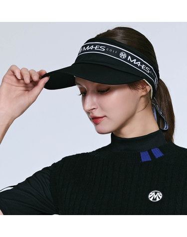 여성 블랙라벨 와이드챙 선캡 EC00822
