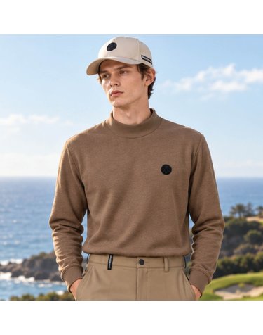 M~2XL 약기모스판 반폴라넥 쟈가드티셔츠 GP70411