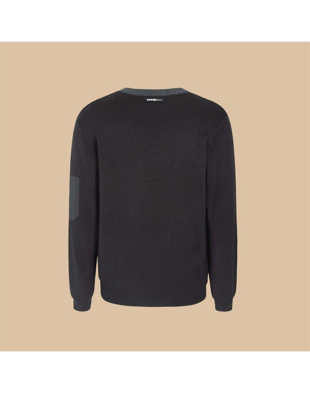 마헤스골프 남성 간절기 두께감의 포근한 울니트 GN30656 착용컷