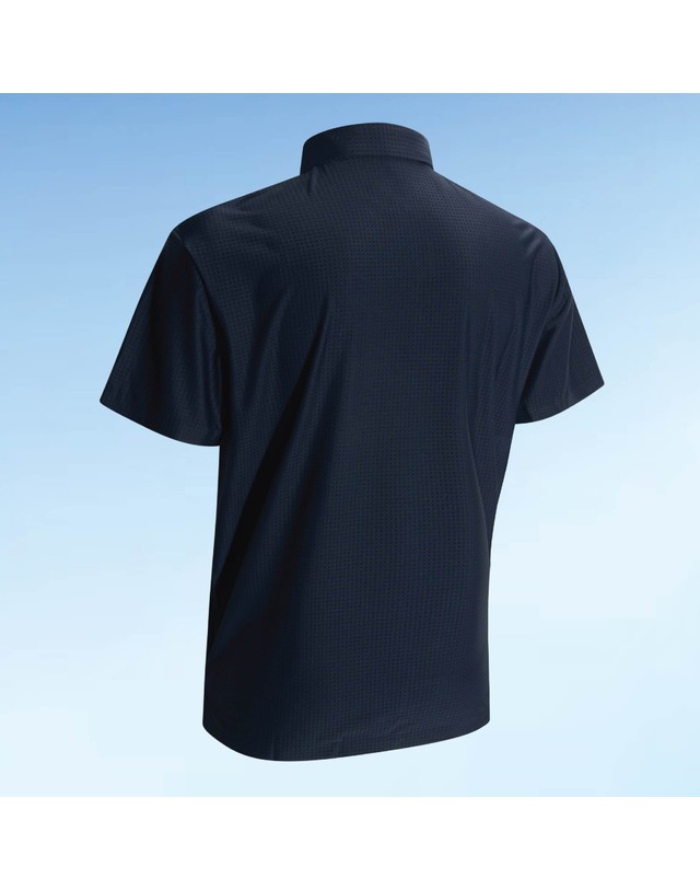 마헤스골프 남성(M~2XL)냉감쿨링 엠보카라 티셔츠 GS50894 착용컷