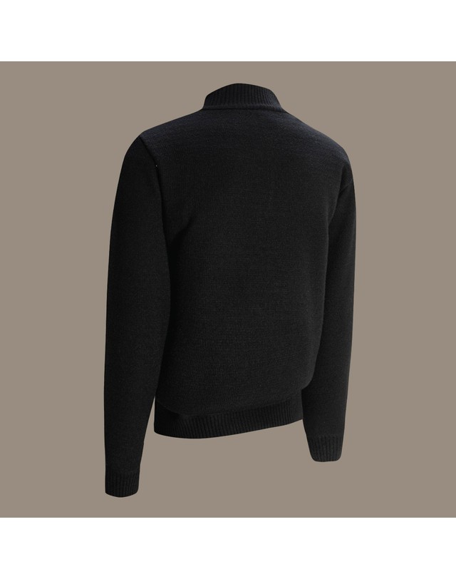 마헤스골프 빅사이즈까지(95~105)MEN 밍크기모 반집업 니트블루종 GN30802 착용컷