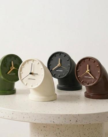 릭스 세라믹 파이프 탁상시계(4colors)