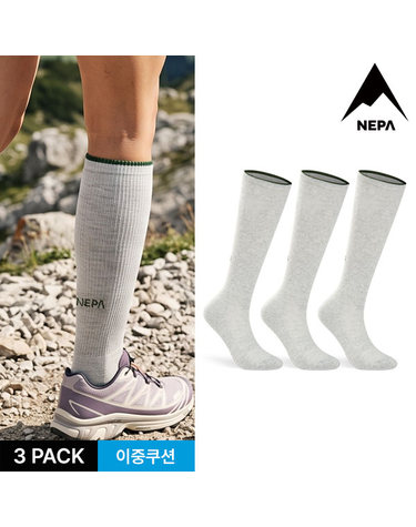 네파 여성 니치 쿠션 니삭스 3P_GY