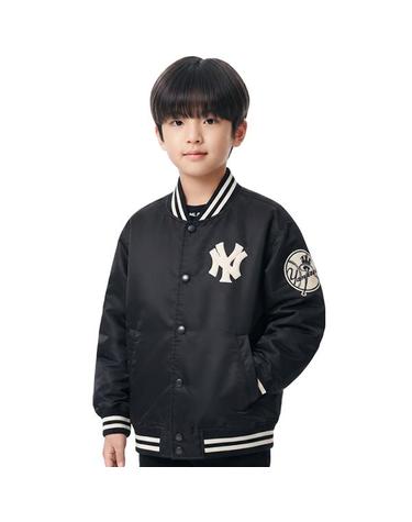 [보리보리] MLB 키즈 스트릿 바시티 패딩점퍼 7AJPV0154-50BKS