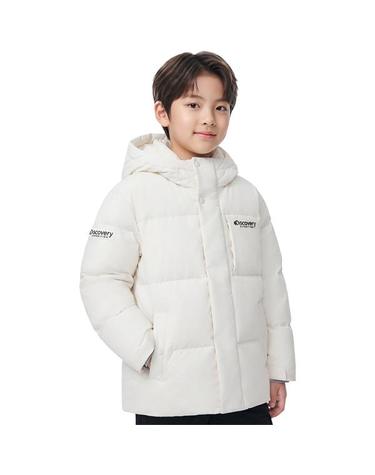 [보리보리] 디스커버리  키즈 패밀리 레스터G 구스다운 숏패딩 DKDJ56046-CRS