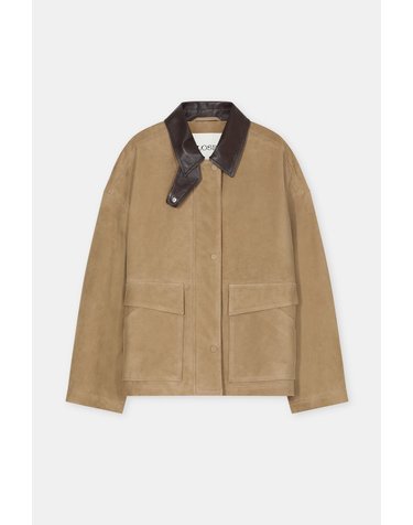 클로즈드 고트스킨 스웨이드 워커 자켓 C97503-81G-22-982 SAND BEIGE