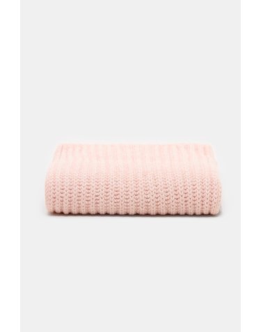 클로즈드 와이드 골지 니트 울 머플러 C90825-964-M8-862 ROSEWATER PINK